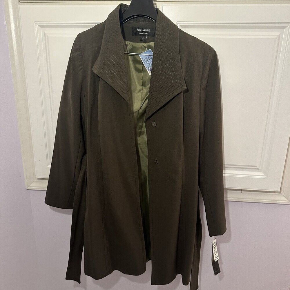 signature by larry levine Jacket Green Size 14